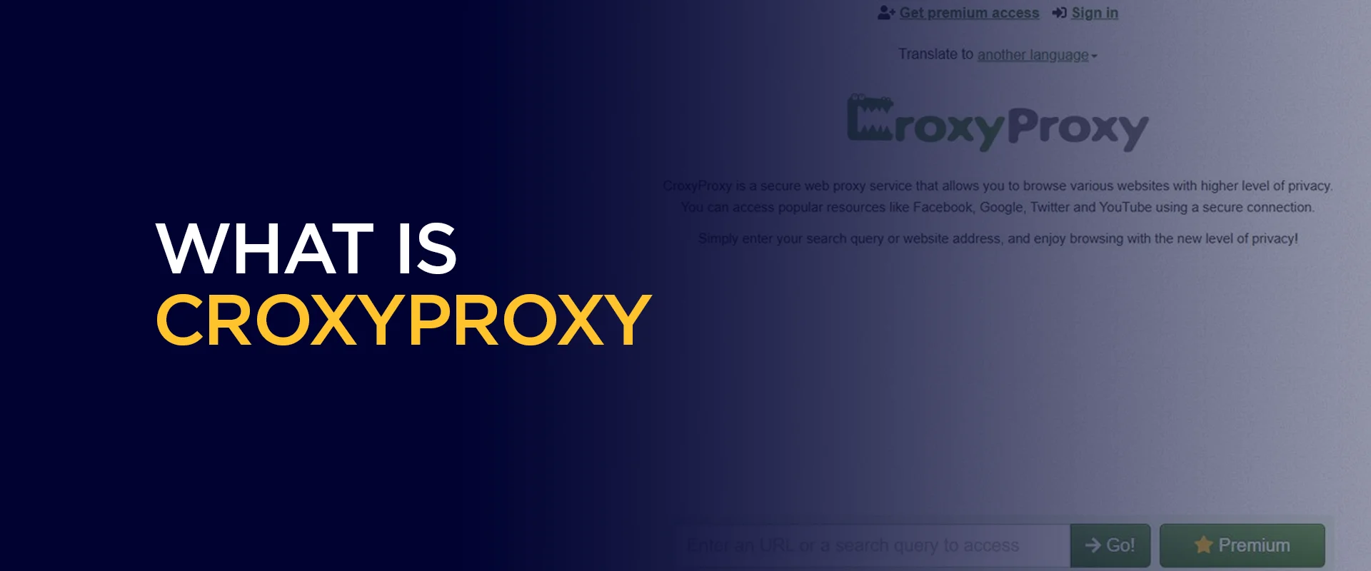 What Is CroxyProxy
