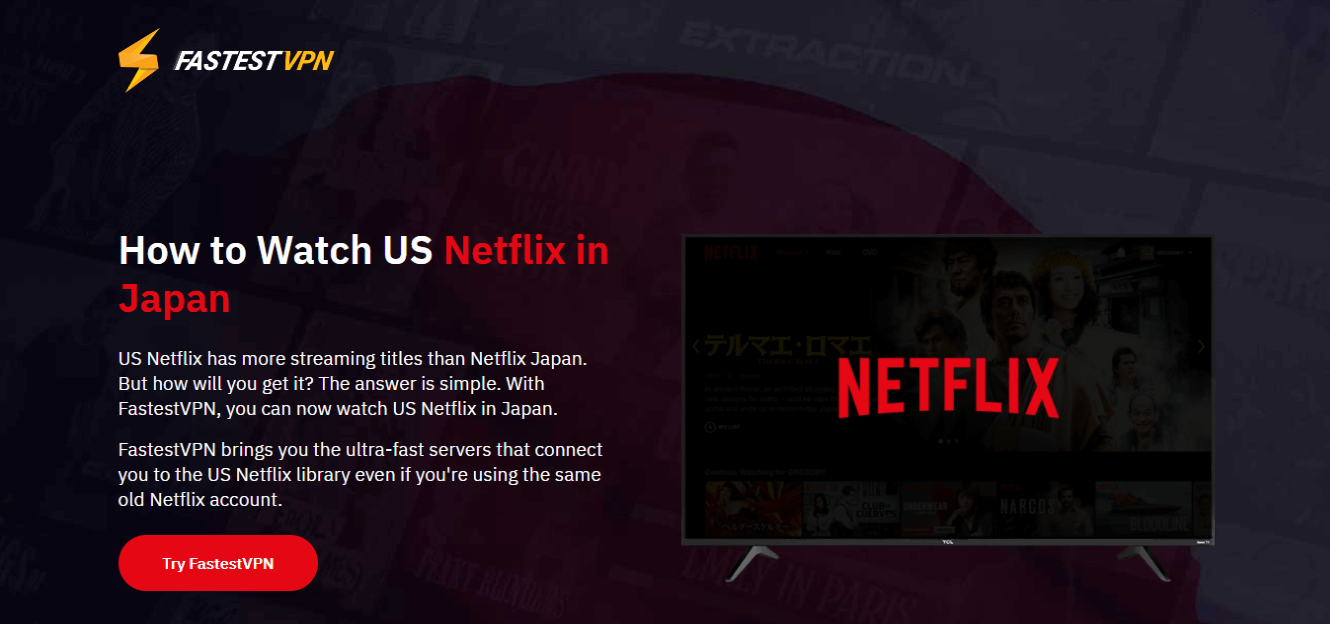 Can I use US Netflix in Japan?