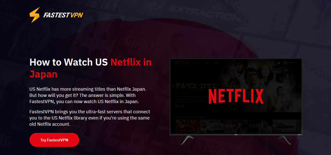 Can I use my US Netflix account in Japan?