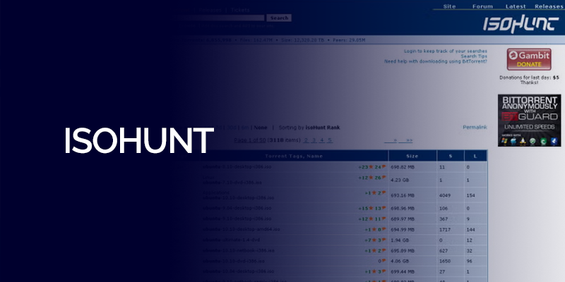 isoHunt Banner