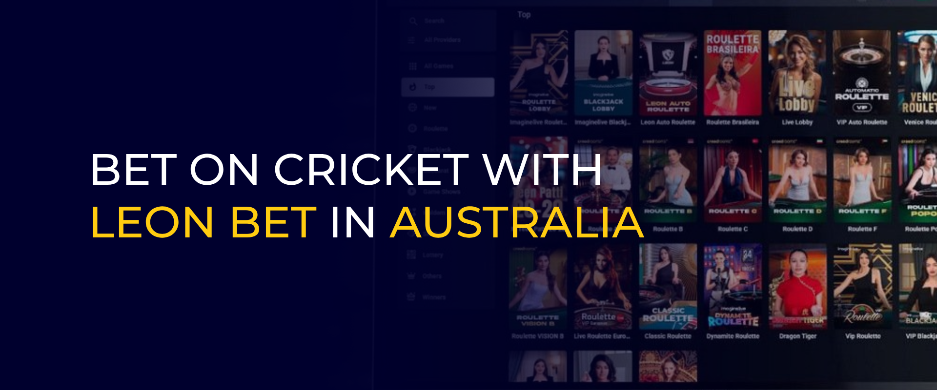 Bet on Cricket with Leon Bet in Australia