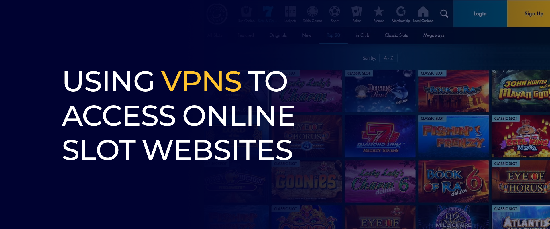Using VPNs to Access Online Slot Websites 