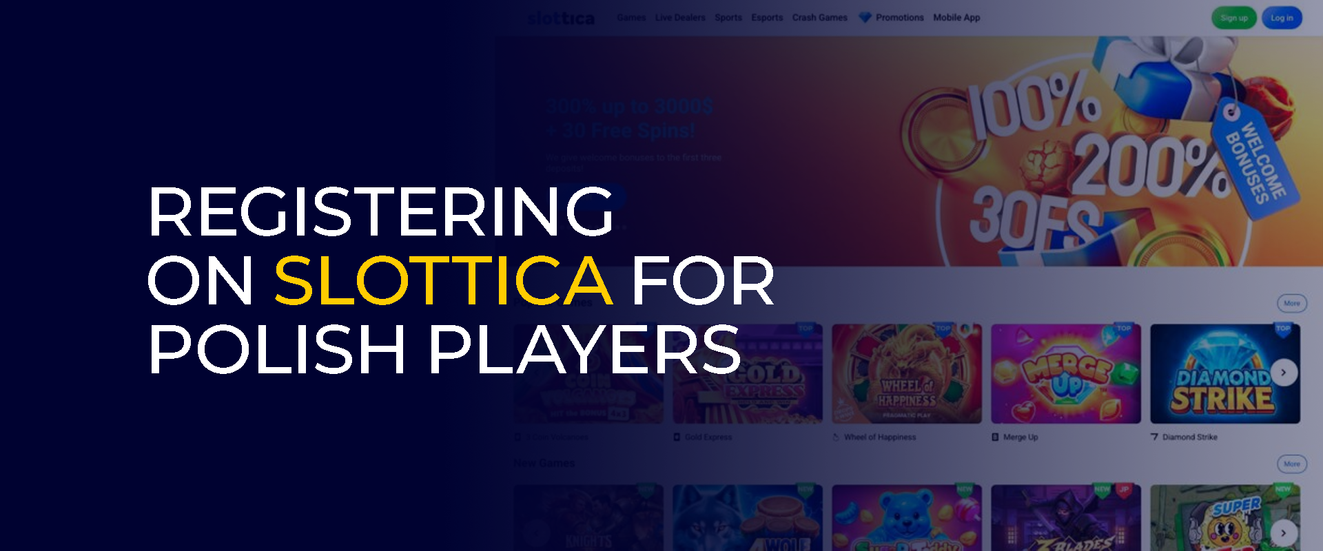 Registering on Slottica for Polish Players