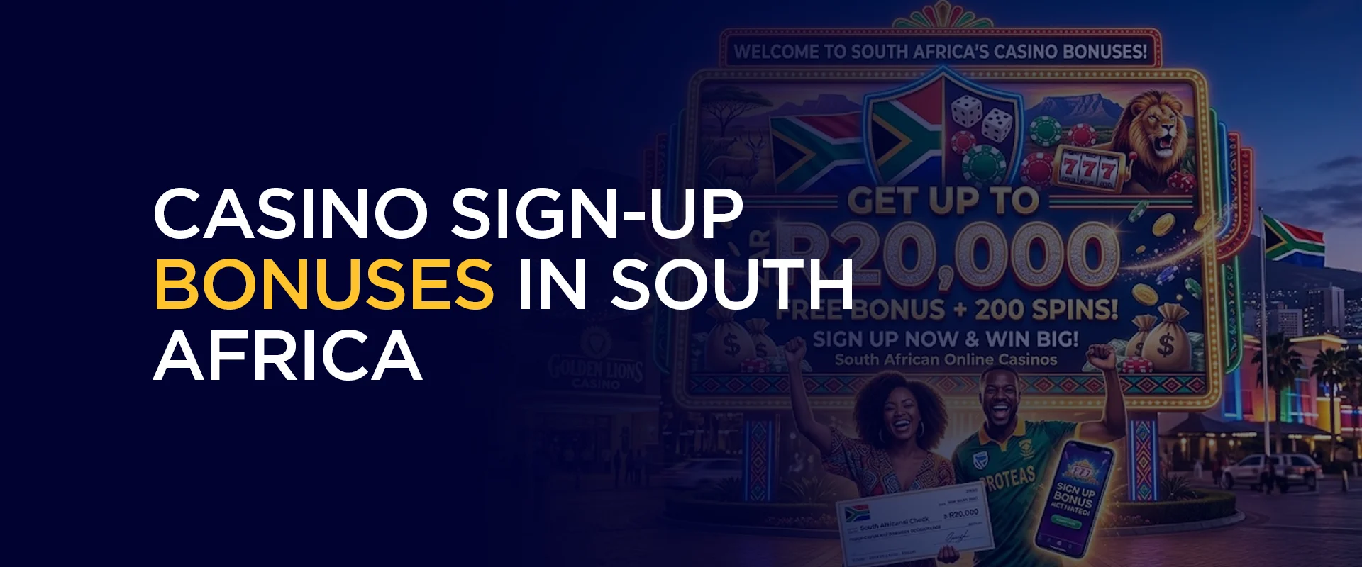 Casino Sign-Up Bonuses in South Africa
