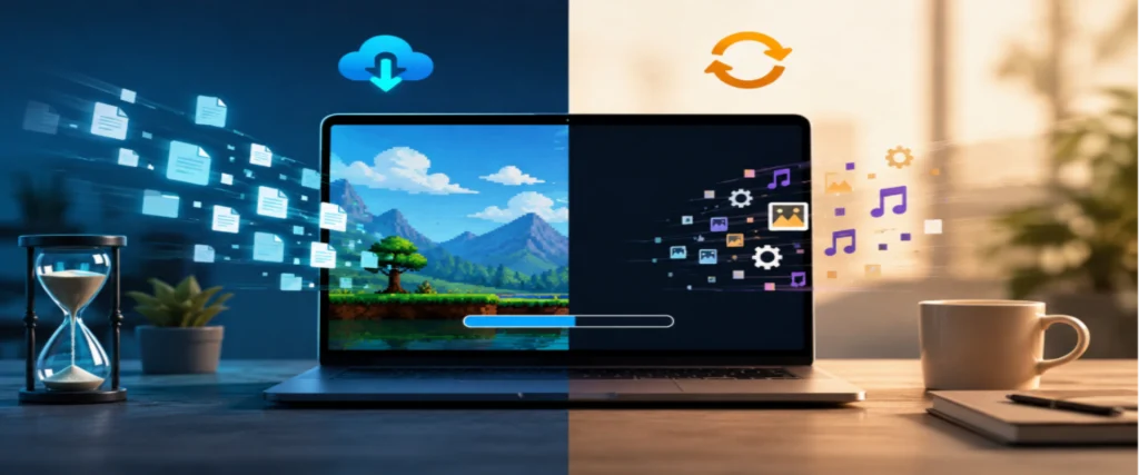 Browser game first and return loads
