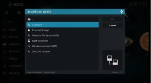 Installa da file zip
