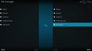 Kodi Add Source menu 1 Kodi Add Source menu 1