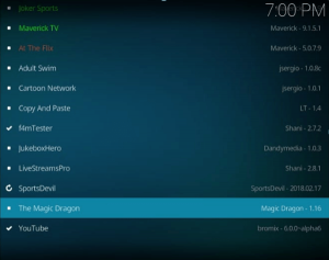Kodi addons list 1 Kodi addons list 1