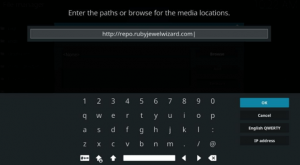 Kodi media location settings 1 Kodi media location settings 1