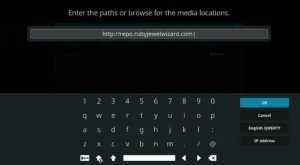 Impostazioni della posizione multimediale di Kodi 1