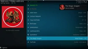 Installazione del componente aggiuntivo drago magico 1