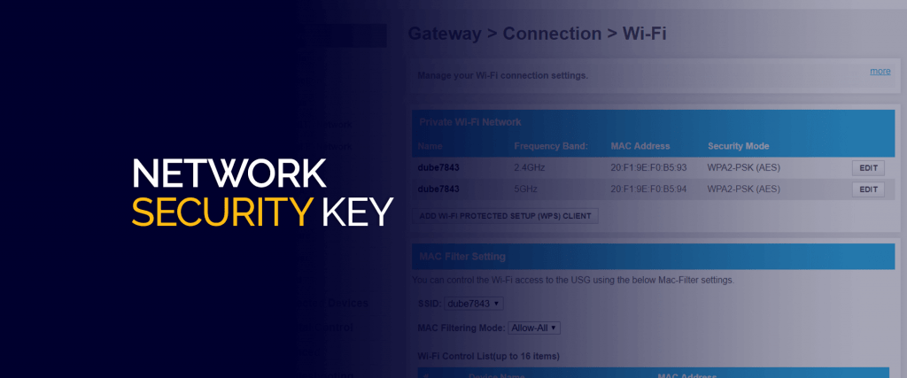 Network Security Key