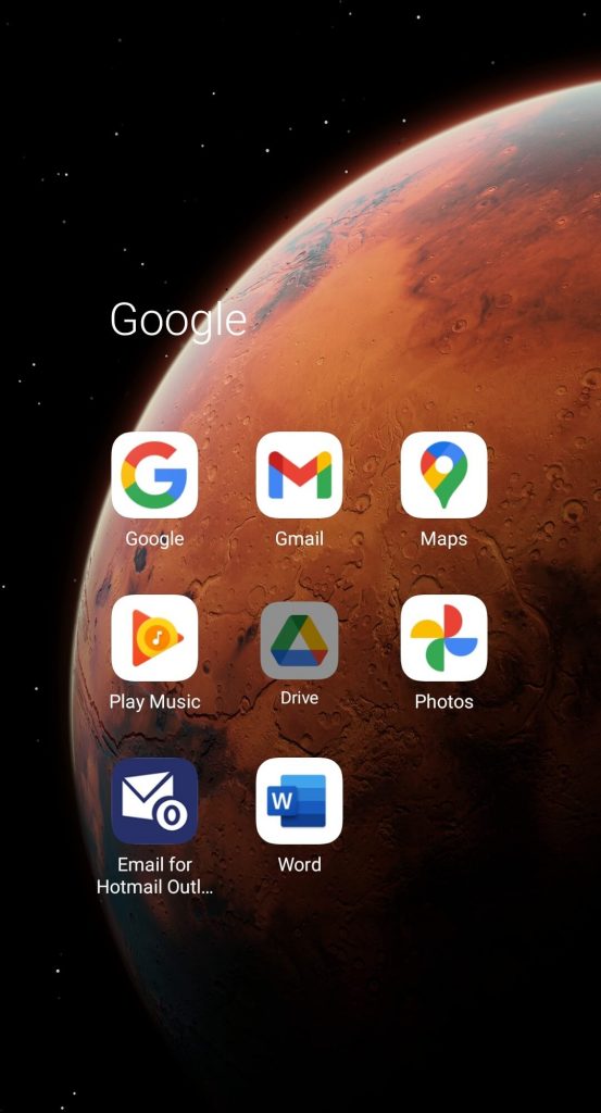 Click the Google app Click the Google app