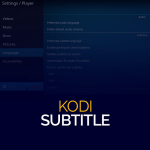Kodi Subtitle