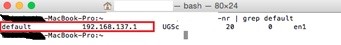 Find Router IP Address in MacOS Screenshot of macos ip address