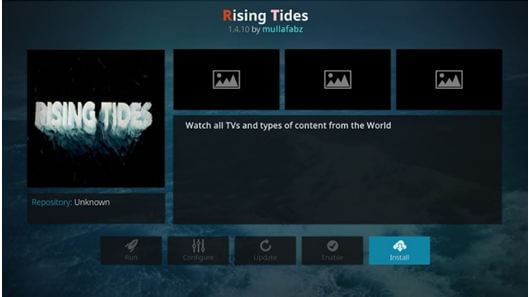 install Rising tides install Rising tides