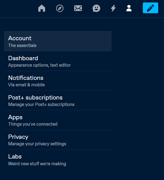 Click on Dashboard