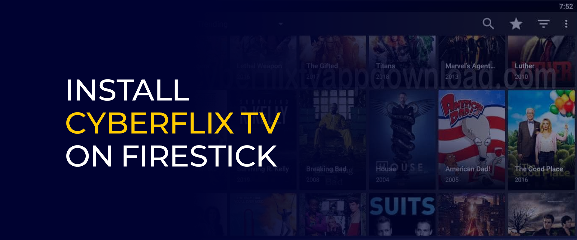 Install CyberFlix TV on FireStick