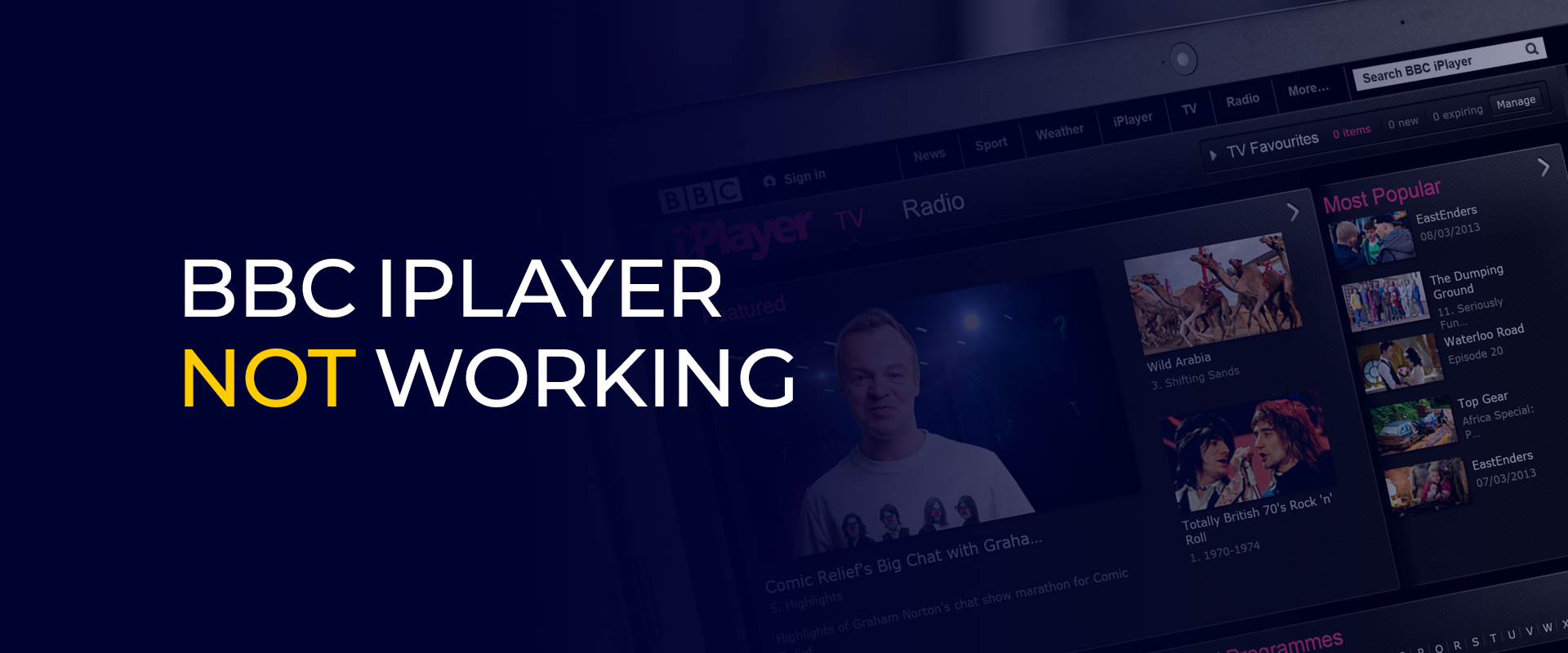 BBC iPlayer Not Working