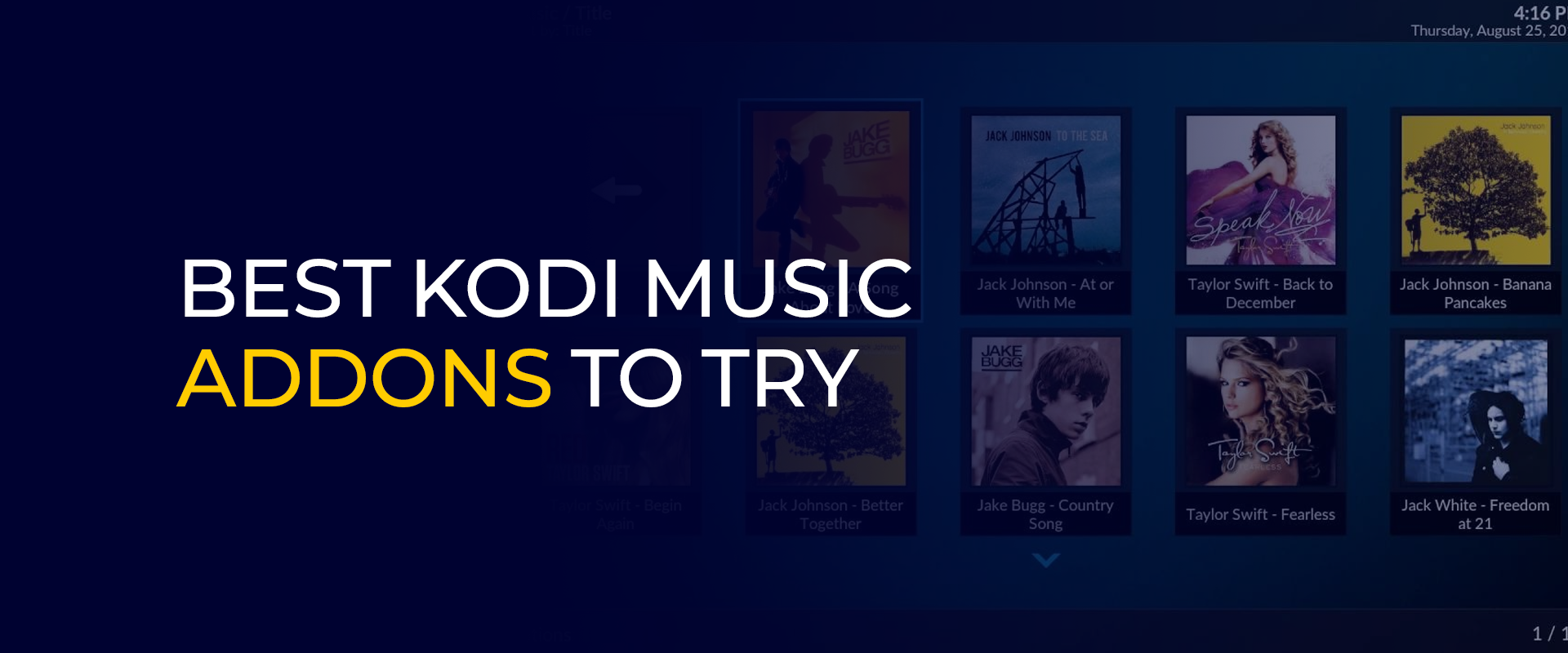 Best Kodi Music Addons to Try 