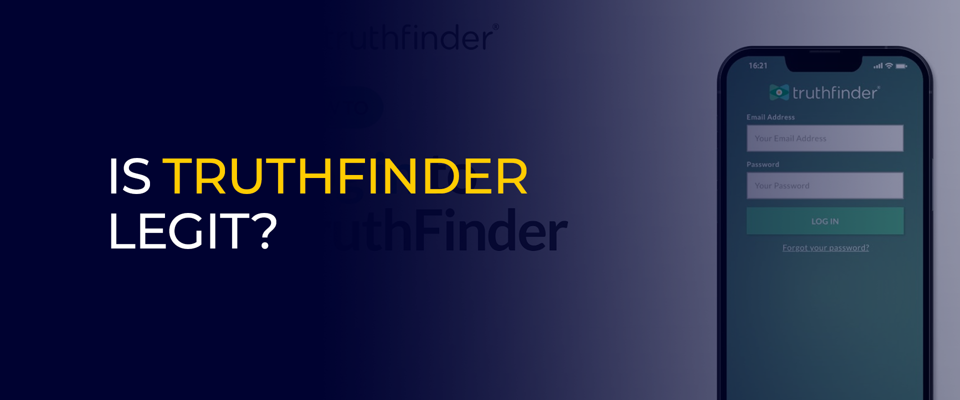 Is TruthFinder Legit?