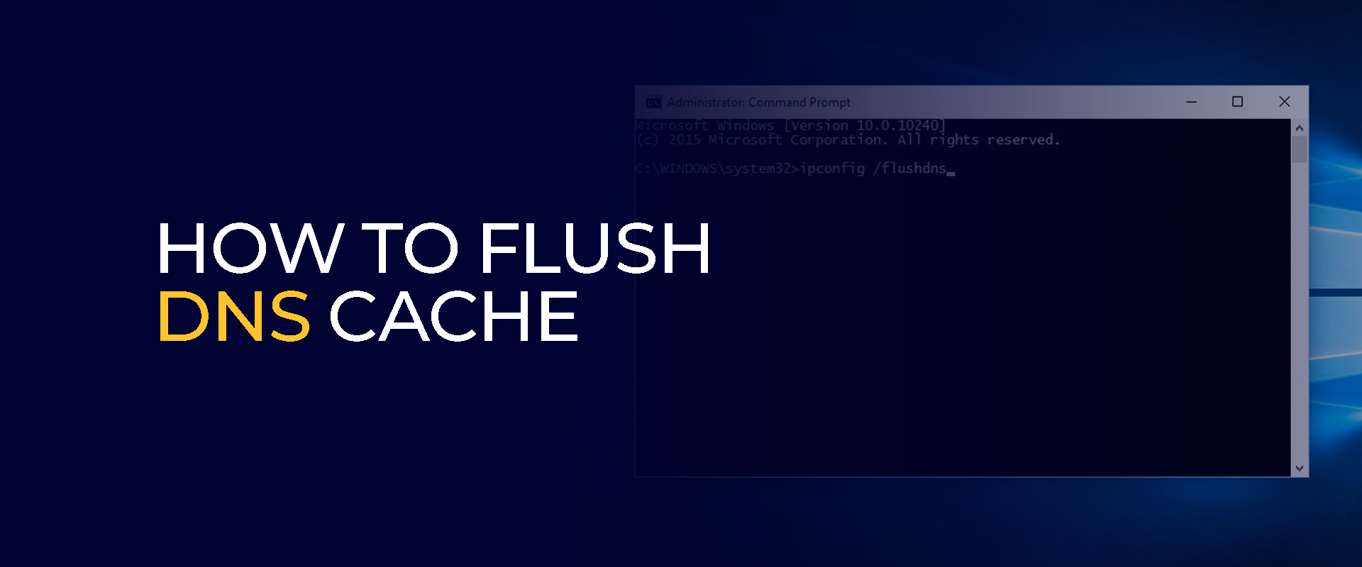 How to Flush DNS Cache