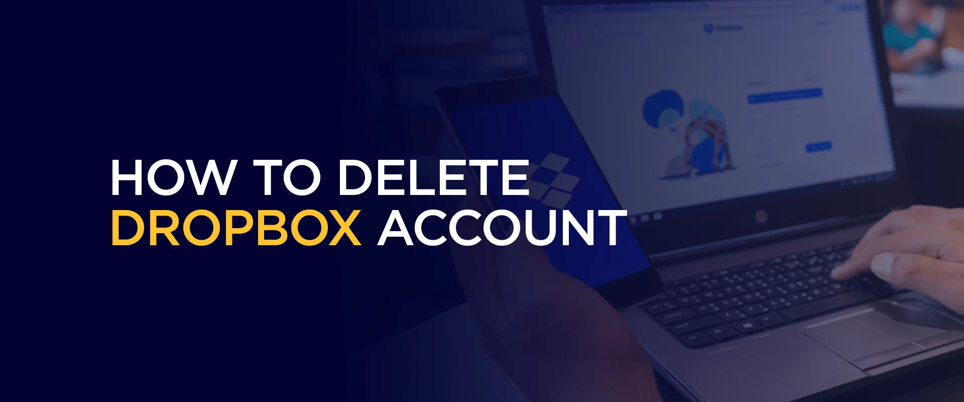 how to delete dropbox account