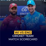 WI Cricket Team Vs ENG Cricket Team Match Scorecard