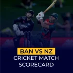 Bangladesh Vs New Zealand Cricket Match Scorecard