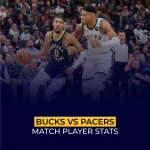Milwaukee Bucks vs Pacers Match Player Stats