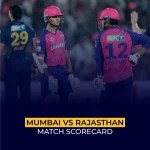 Mumbai Indians Vs Rajasthan Royals Match Scorecard