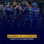 Mumbai Indians vs Lucknow Super Giants Match Scorecard