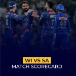 West Indies Vs South Africa Match Scorecard
