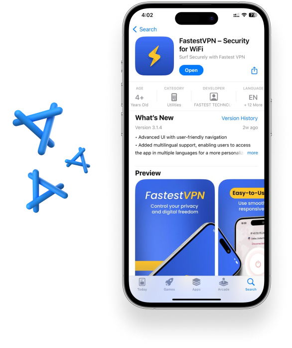 FastestVPN for iPhone