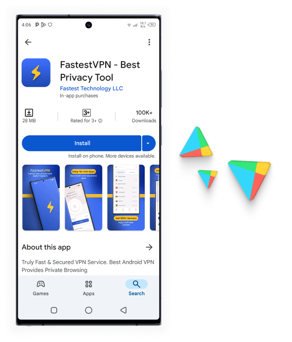 Download the FastestVPN Android APK App